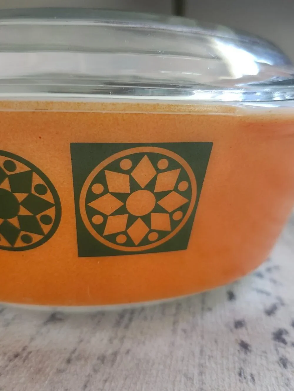 Pyrex JAJ dutch orange casserole 513